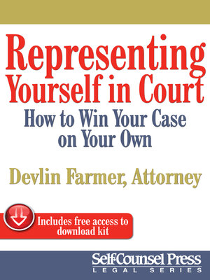 cover image of Representing Yourself In Court (US)